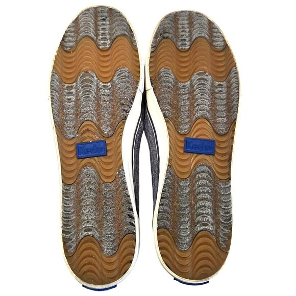 Keds Women's Double Decker Gray Quilted Slip-On Sneakers Size 10 - Picture 7 of 9